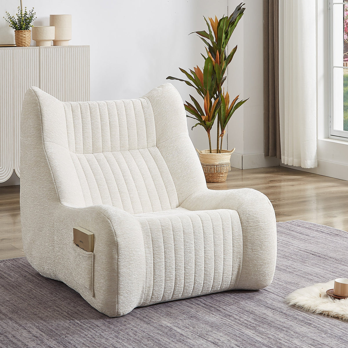 Bean Bag Chair for Adults with Armrests